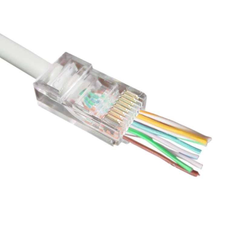 MicroConnect Modular RJ45 Cat6 UTP Easy Connector 100pcs, Ansicht 3