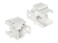 Delock Modulareinsatzkappe - weiß (Packung