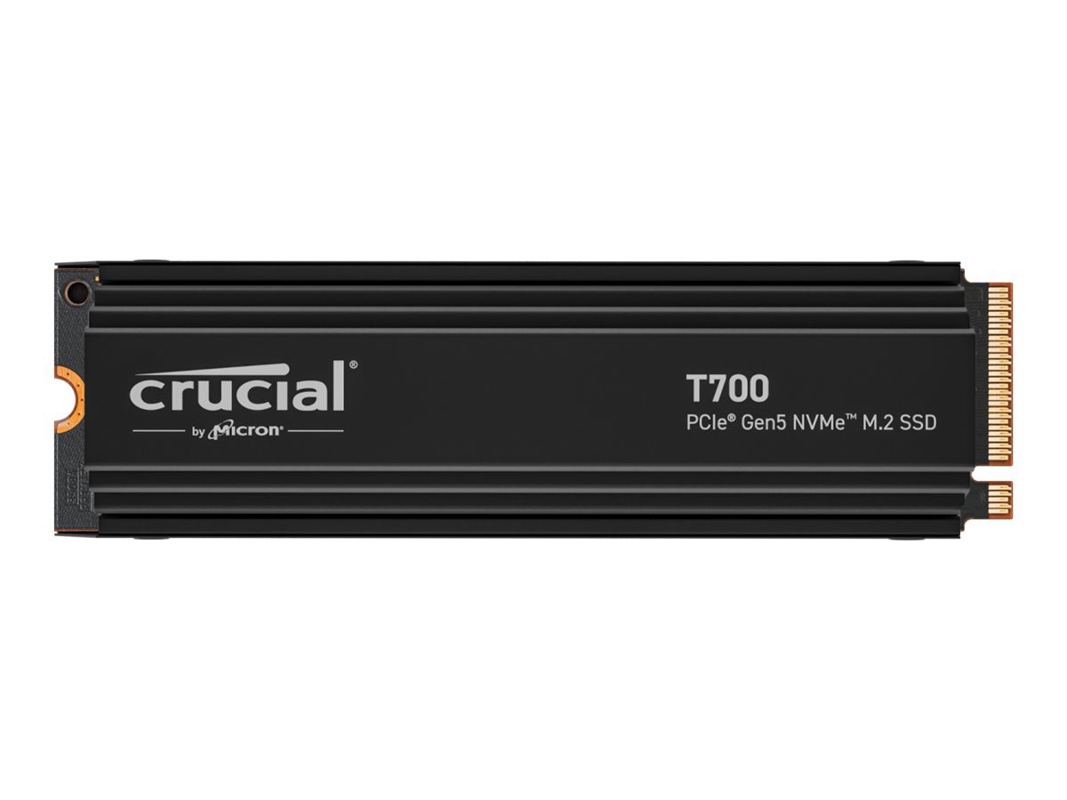 Crucial T700 - SSD - verschlüsselt - 4 TB - intern - M.2 - PCI Express 5.0 (NVMe)