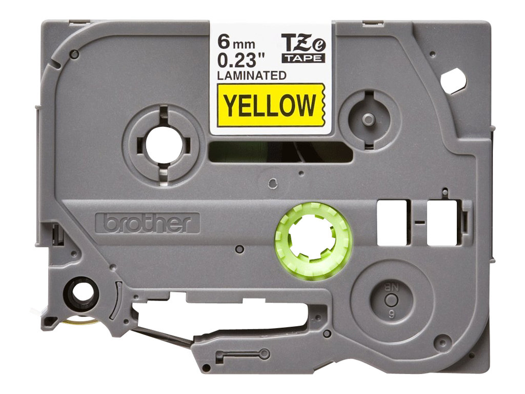 Brother TZe-611 - Schwarz auf Gelb - Rolle (0,6 cm), Ansicht 4