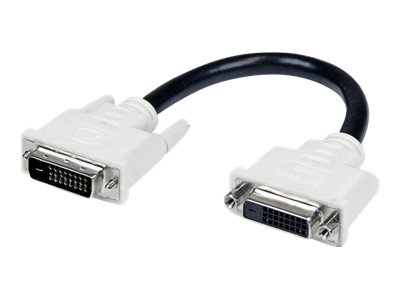 StarTech.com 15cm DVI-D Dual Link Monitor-Verlängerungskabel - DVI Monitorkabel Verlängerung - Stecker/Buchse - DVI-Verlängerungskabel - Dual Link - DVI-D (M) zu DVI-D (W)
