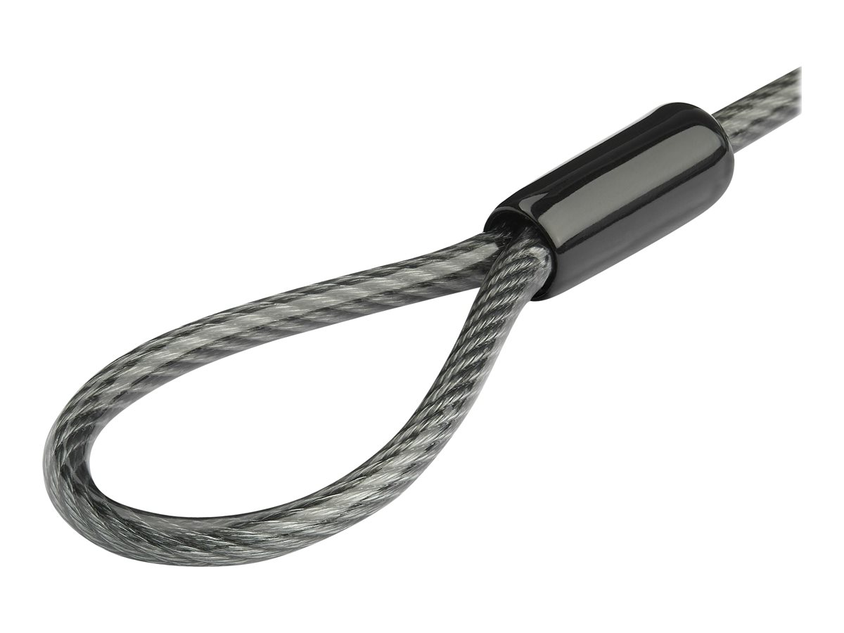 StarTech.com Laptop Kabelschloss-Verlängerung (15 cm Stahlkabel, 4-stelliges Zahlenschloss, 2,5 cm Schlaufe, Ansicht 3