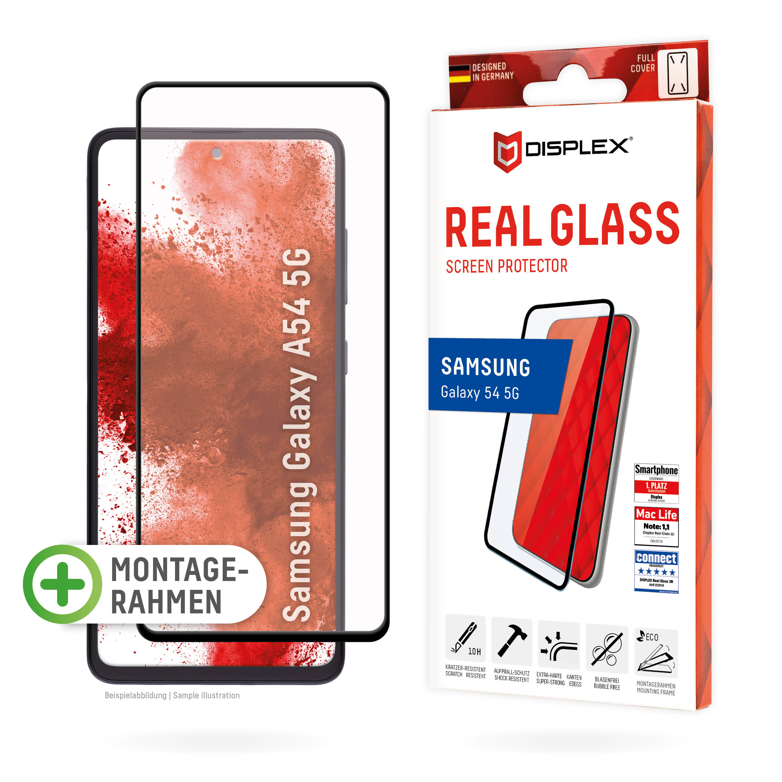 E.V.I. DISPLEX Real Glass FC Samsung Galaxy A54 5G, Ansicht 2