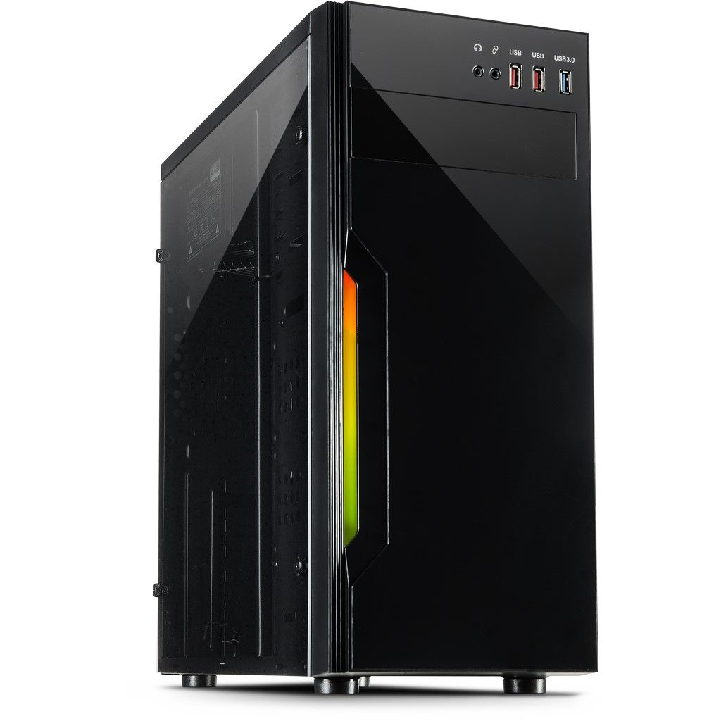 Inter-Tech B-42 RGB - Tower - ATX - Seitenteil mit Fenster - keine Spannungsversorgung (ATX), Ansicht 2