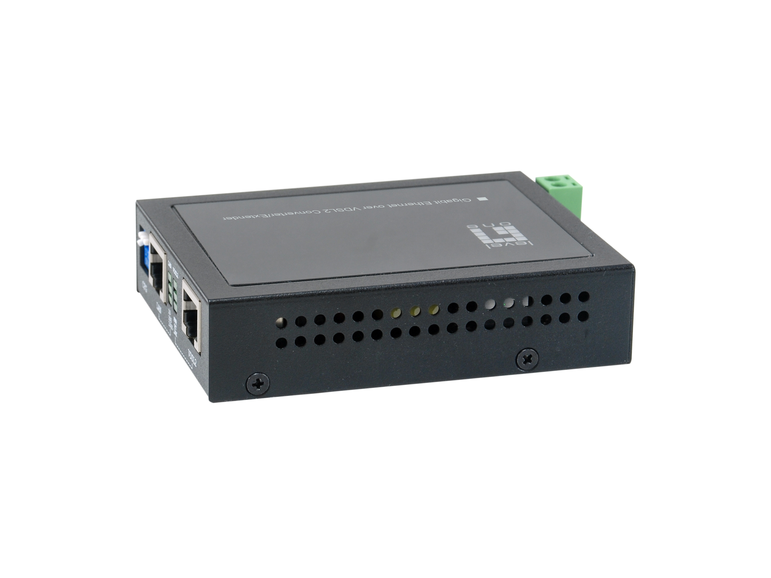 LevelOne Konverter VDS-2201 GbE< VDSL2 schwarz - Converter - Glasfaser (LWL), Ansicht 3