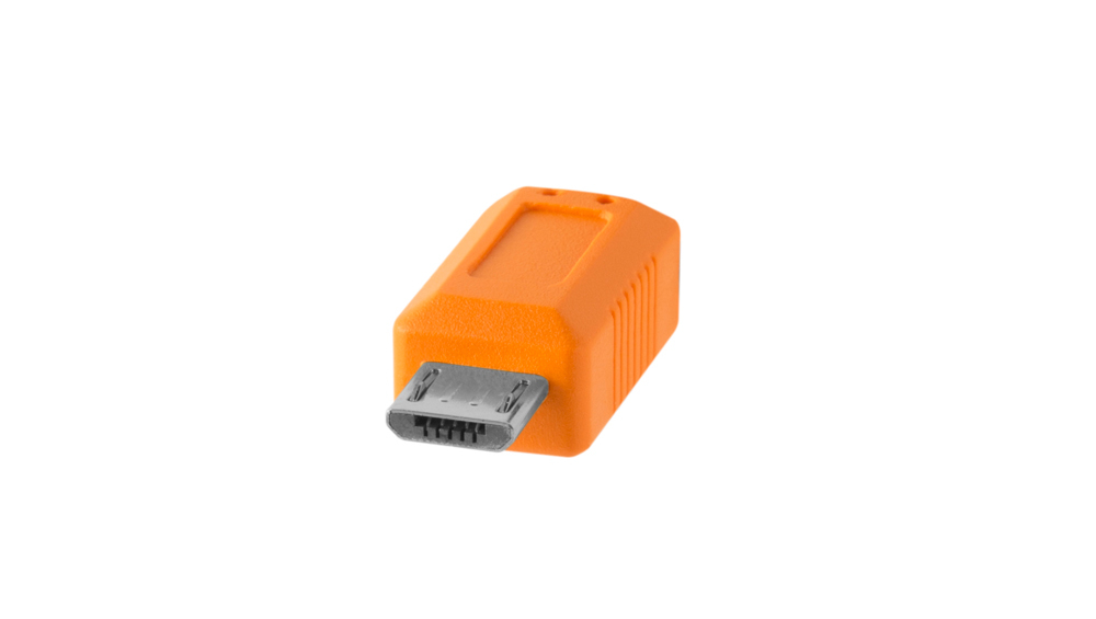 Tether Tools CUC2515-ORG - 4,6 m - USB C - Micro-USB B - USB 2.0 - 0,48 Gbit/s - Orange, Ansicht 4