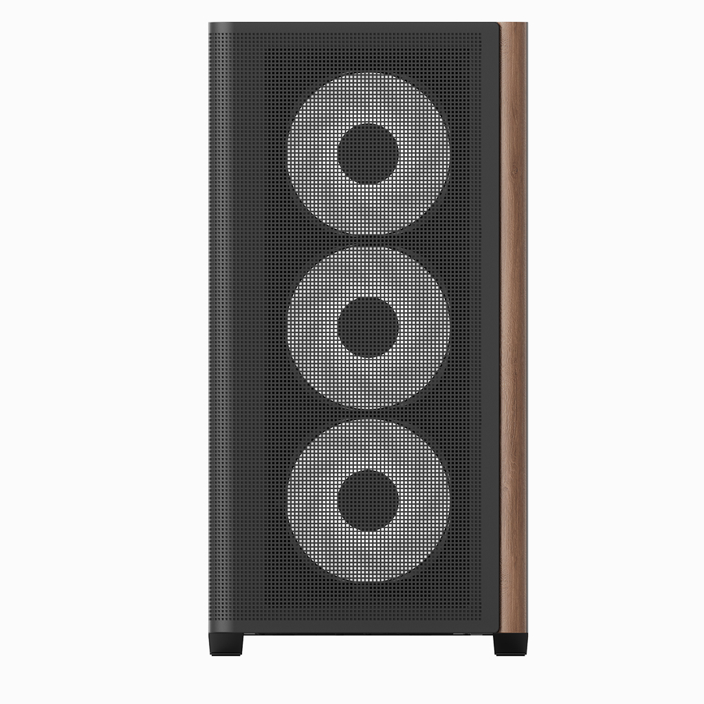 AEROCOOL ADVANCED TECHNOLOGIES Geh Mini D301A-G-BK-v2 B/Wood/Micro-ATX, Ansicht 2