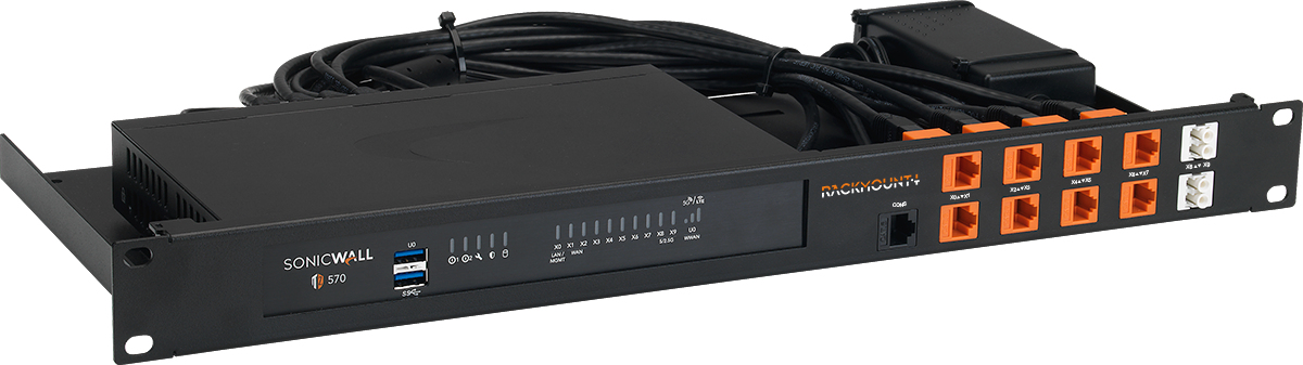 Rackmount.IT .IT Rackmount SonicWall TZ570W, Ansicht 3
