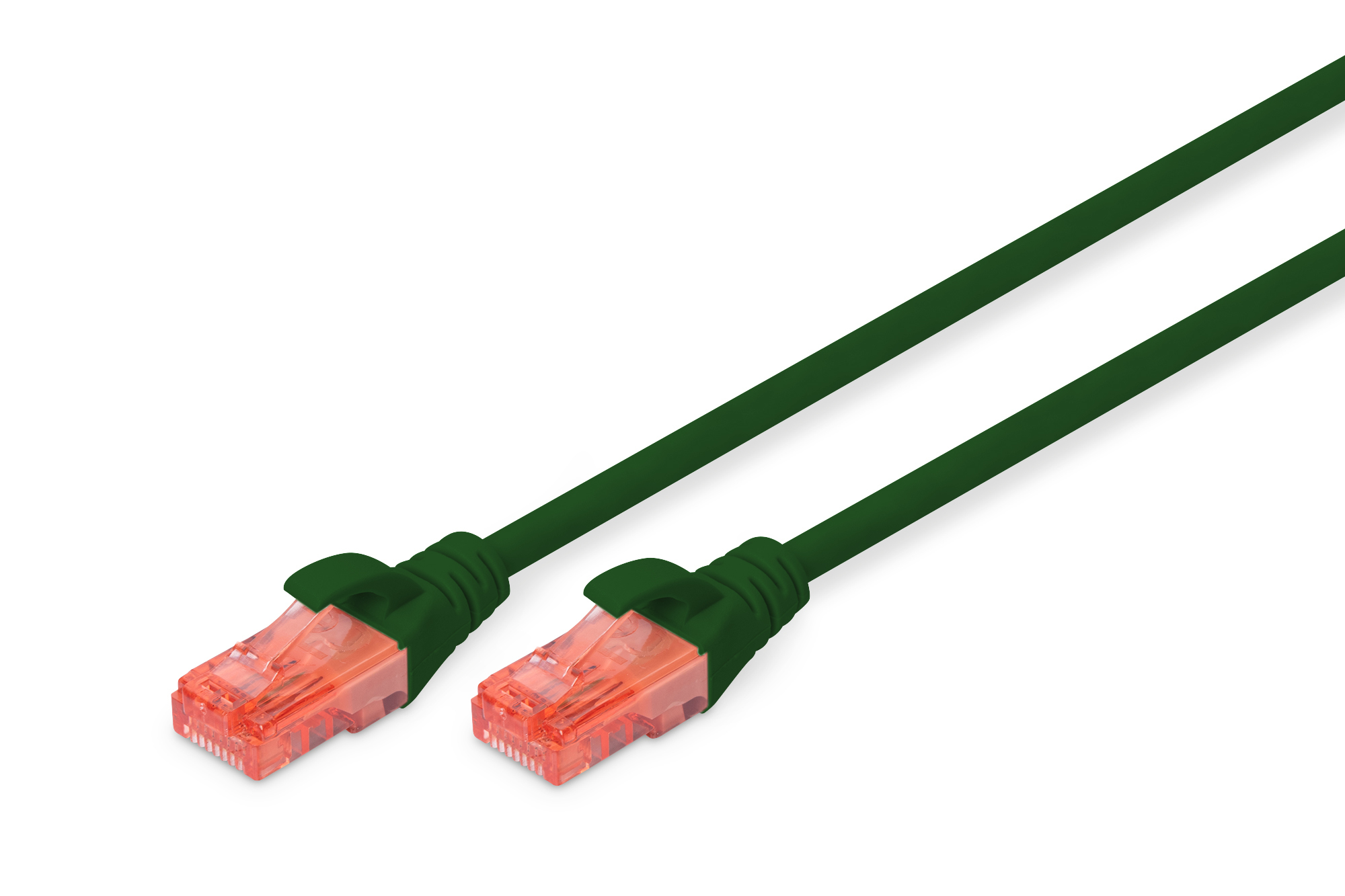 DIGITUS CAT 6 U/UTP Patchkabel - LSZH, 5 m, Cat6, U/UTP (UTP), RJ-45, RJ-45, Grün