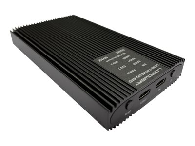 LC-Power LC-M2-C-NVME-2X2-RAID - Speichergehäuse - M.2 - M.2 NVMe Card - RAID 0, 1 - USB 3.2 (Gen 2x2)