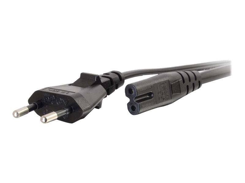 C2G Non-Polarised Power Cord - Stromkabel - power IEC 60320 C7 zu power CEE 77 (M)