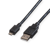 ROLINE USB-Kabel - USB (M) zu Micro-USB Typ B (M)