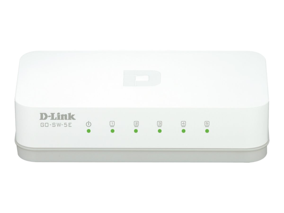 D-Link dlinkgo GO-SW-5E - Switch - 5 x 10/100 - Desktop