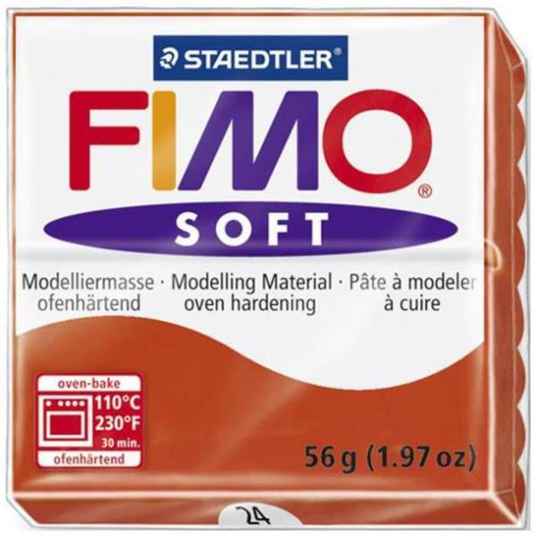 STAEDTLER FIMO soft - Knetmasse - Rot - 110 °C - 30 min - 56 g - 55 mm