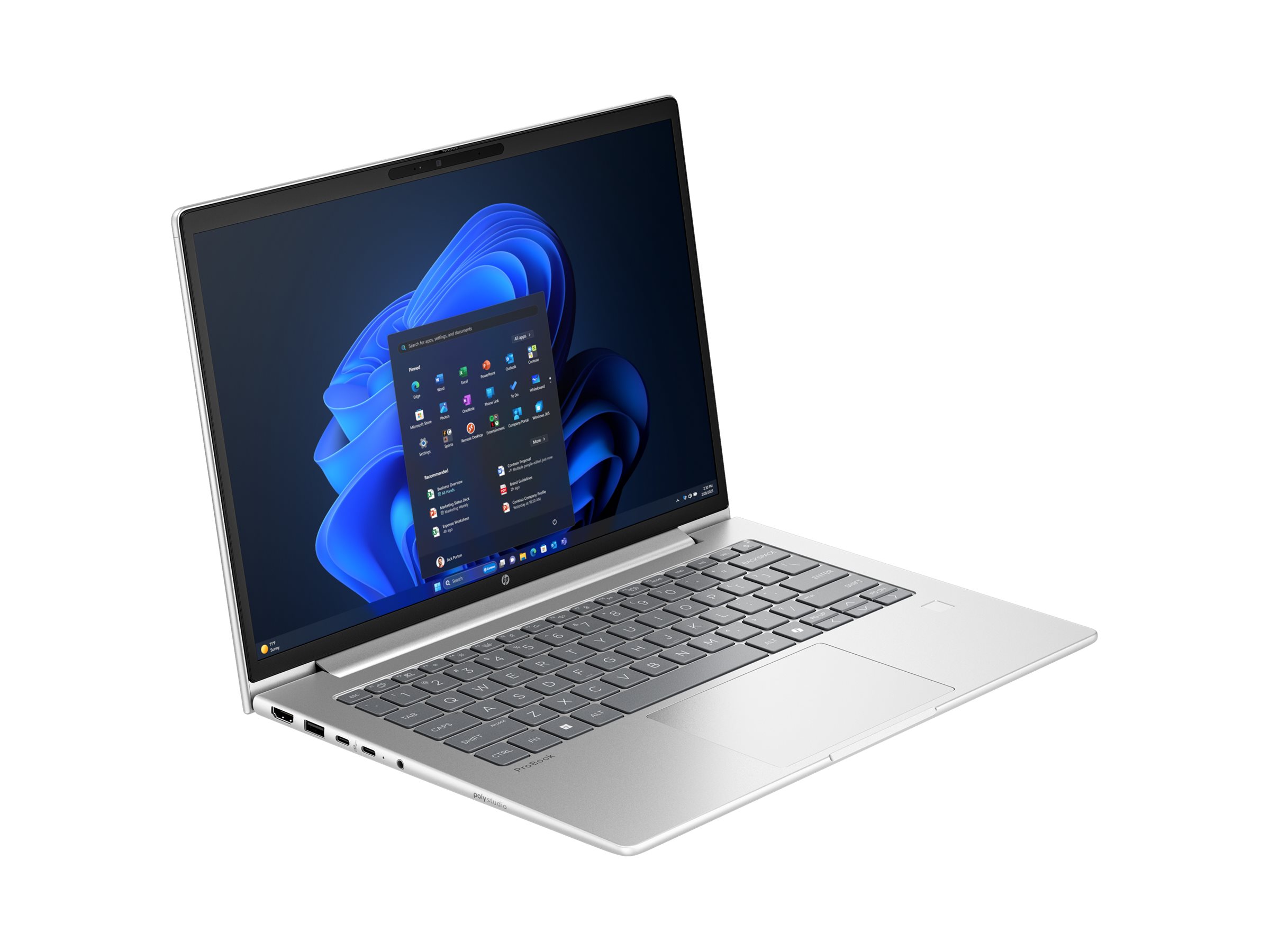 HP ProBook 4 G1a Notebook AI - AMD Ryzen 7 250 / 3.3 GHz - Win 11 Pro - Radeon 780M - 24 GB RAM - 512 GB SSD NVMe - 35.6 cm (14")
