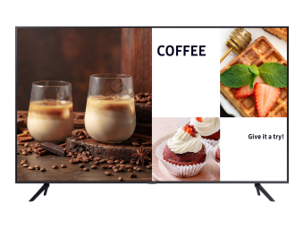 Samsung BE75C-H - 189.3 cm (75) Diagonalklasse BEC-H Series LCD-TV mit LED-Hintergrundbeleuchtung - Crystal UHD - Digital Signage - Smart TV - Tizen OS - 4K UHD (2160p)