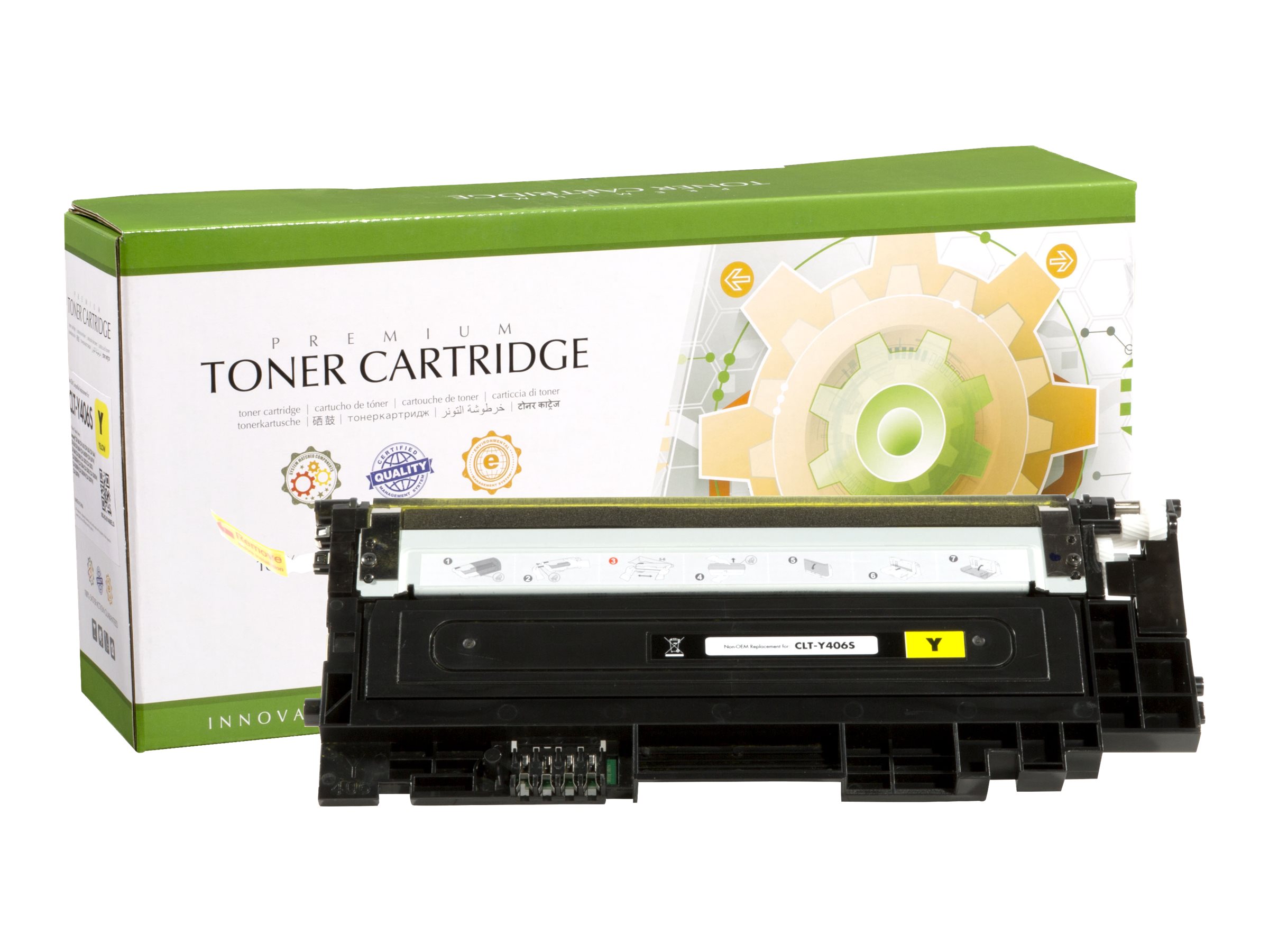 Static Control Gelb - kompatibel - Tonerpatrone (Alternative zu: Samsung CLT-Y406SELS)