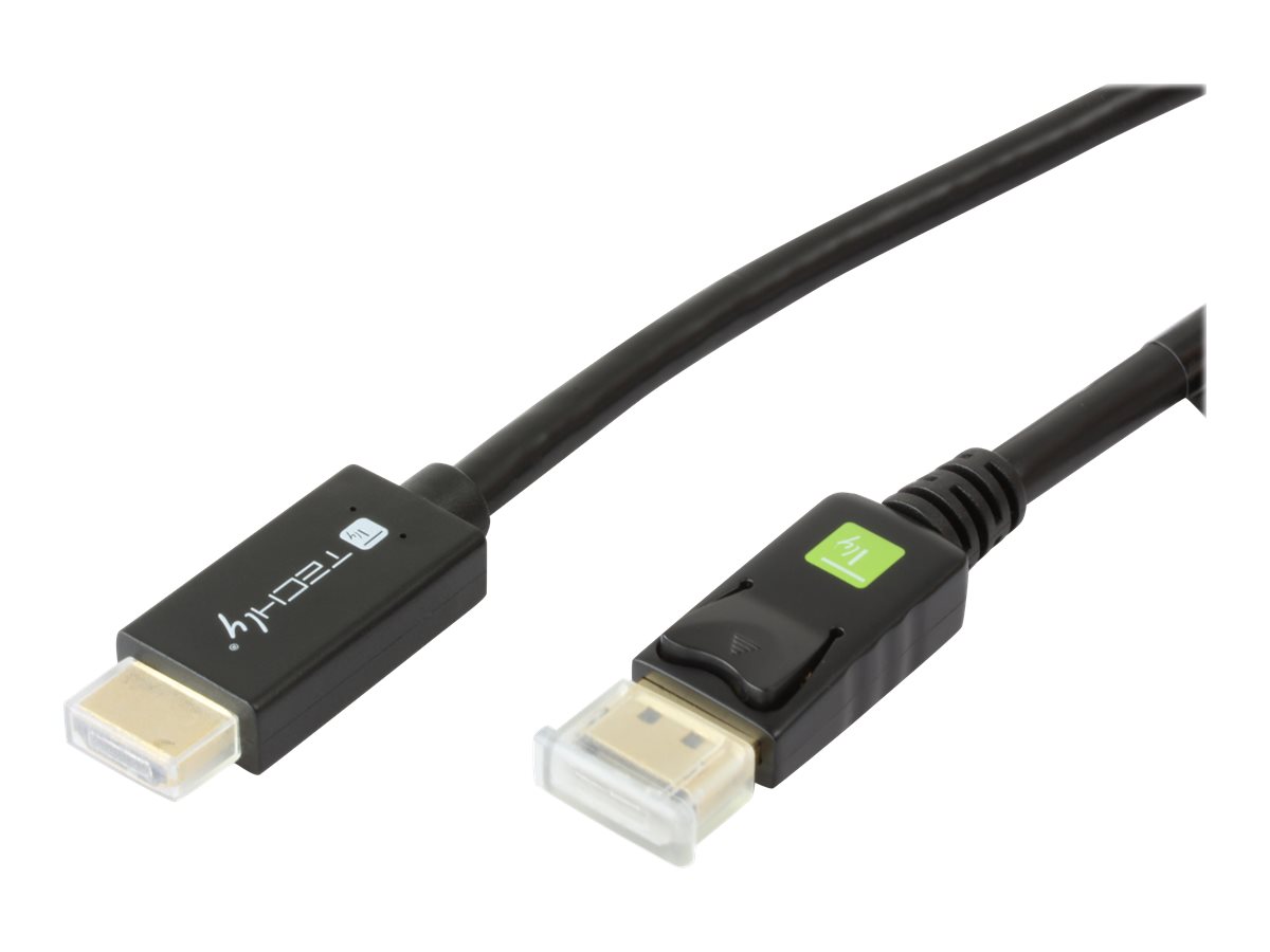 Techly Adapterkabel - DisplayPort männlich zu HDMI männlich, Ansicht 3