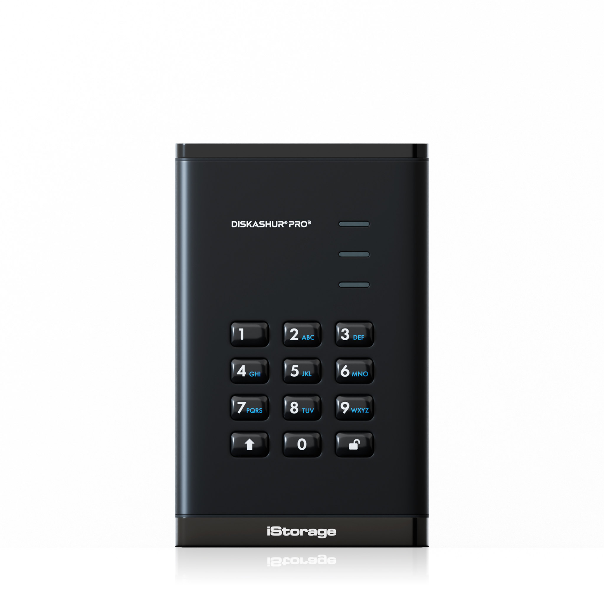 iStorage diskAshur Pro3 4TB IS-DAP3-256-SSD-4000-F, Ansicht 2
