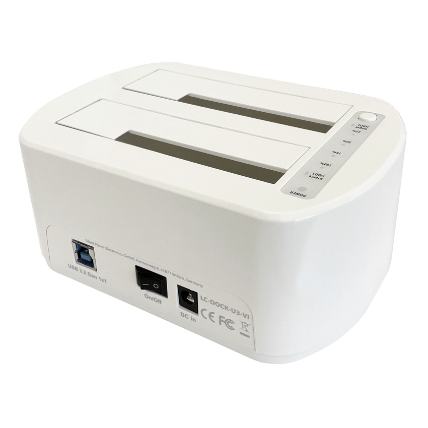 LC-Power LC-DOCK-U3-VI - HDD / SSD Dockingstation - 2.5, 3.5 (6.4 cm, 8.9 cm), Ansicht 4