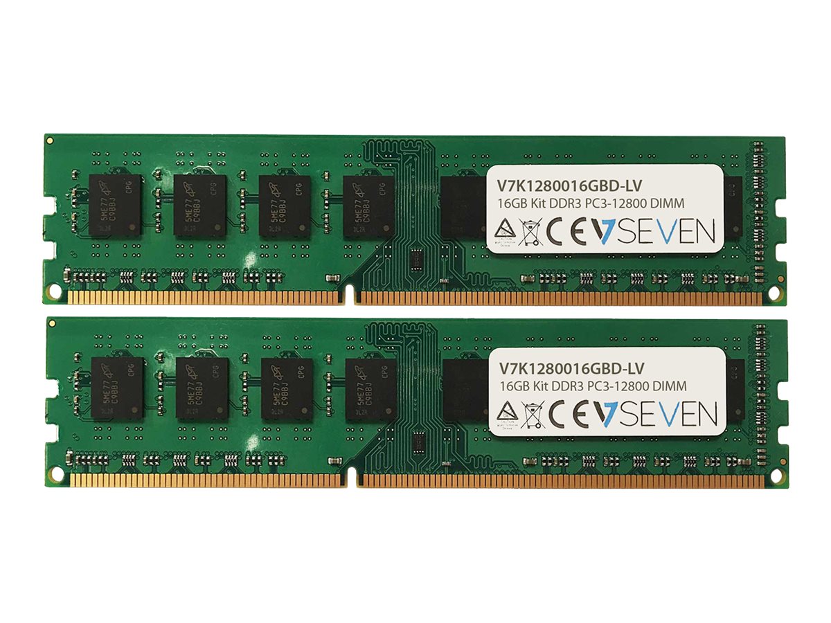 V7 - DDR3 - Kit - 16 GB: 2 x 8 GB - DIMM 240-PIN - 1600 MHz / PC3-12800