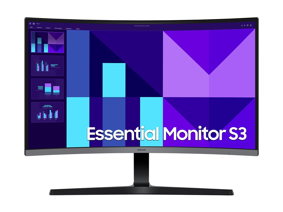Samsung Essential S3 S27D390GAU - S39GD Series - LED-Monitor - gebogen - 68.6 cm (27")