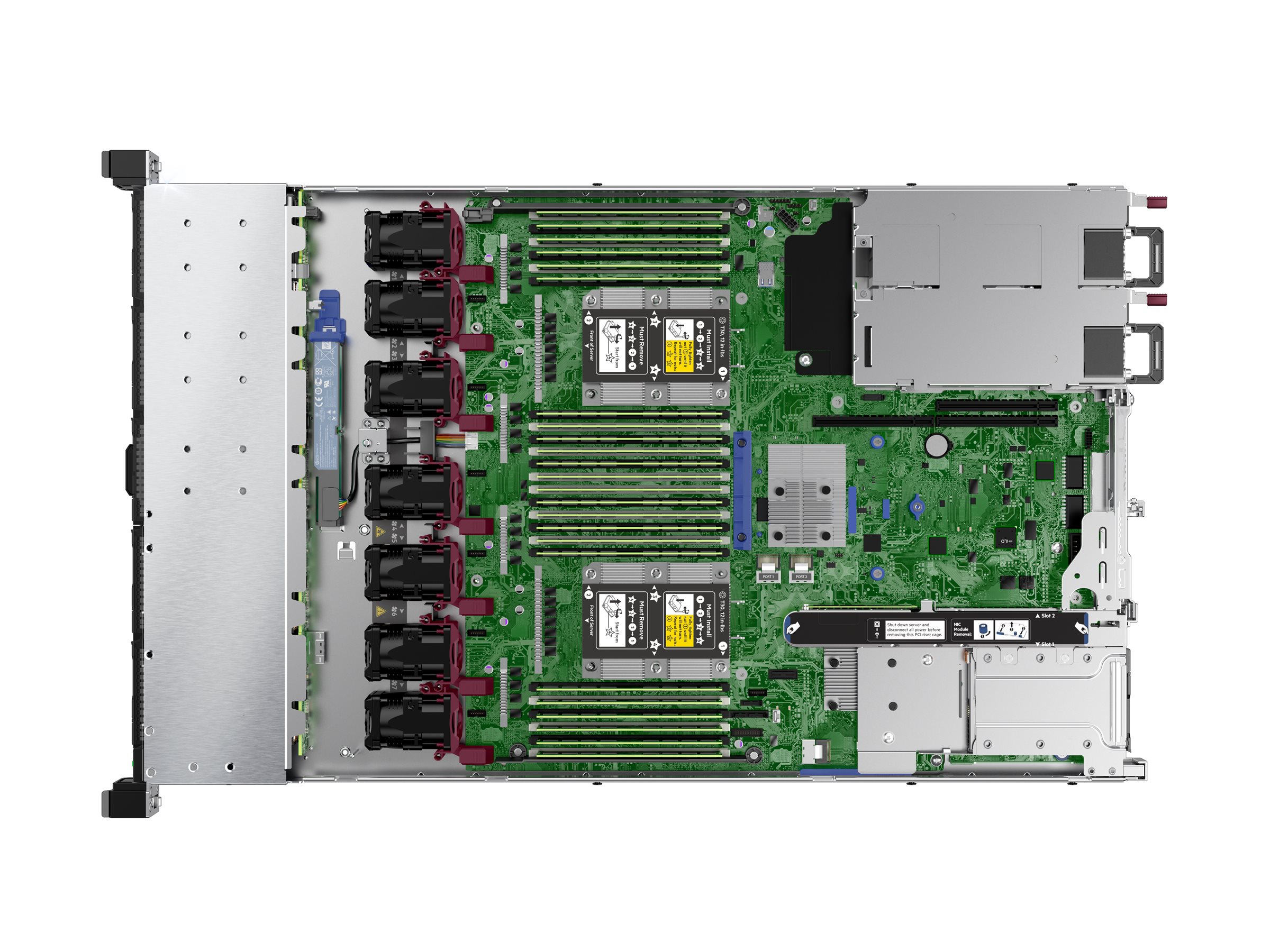 HPE ProLiant DL360 Gen10 - Server - Rack-Montage - 1U - zweiweg - 1 x Xeon Silver 4208  2.1 GHz - RAM 32 GB - SATASAS - Hot-Swap 6.4 cm (2.5)
