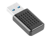 Lanberg NC-1200-WI - Kabellos - USB - WLAN - 5000 Mbit/s - Schwarz, Ansicht 3