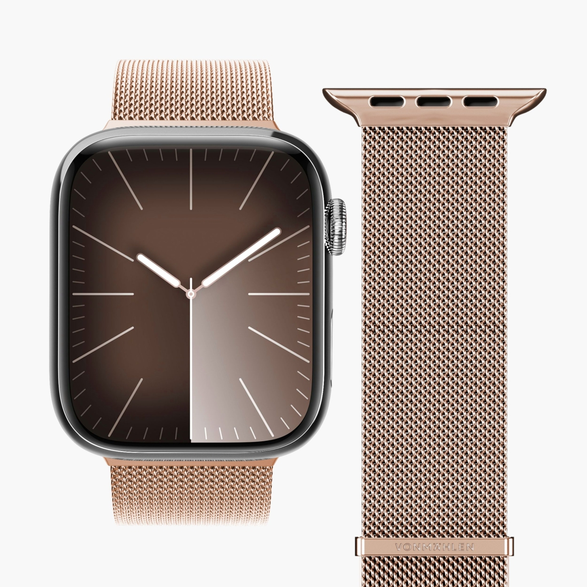 Vonmählen Milanese Loop 2 Rosegold 42 44 45, Ansicht 2
