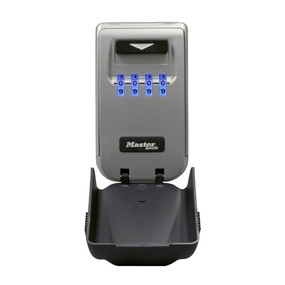 MasterLock Select Access Schlüsselkasten mit beleuchteten Zahlenrädern - Wandhalterung - Wandtresor - Grau - Schlüssel, Ansicht 2
