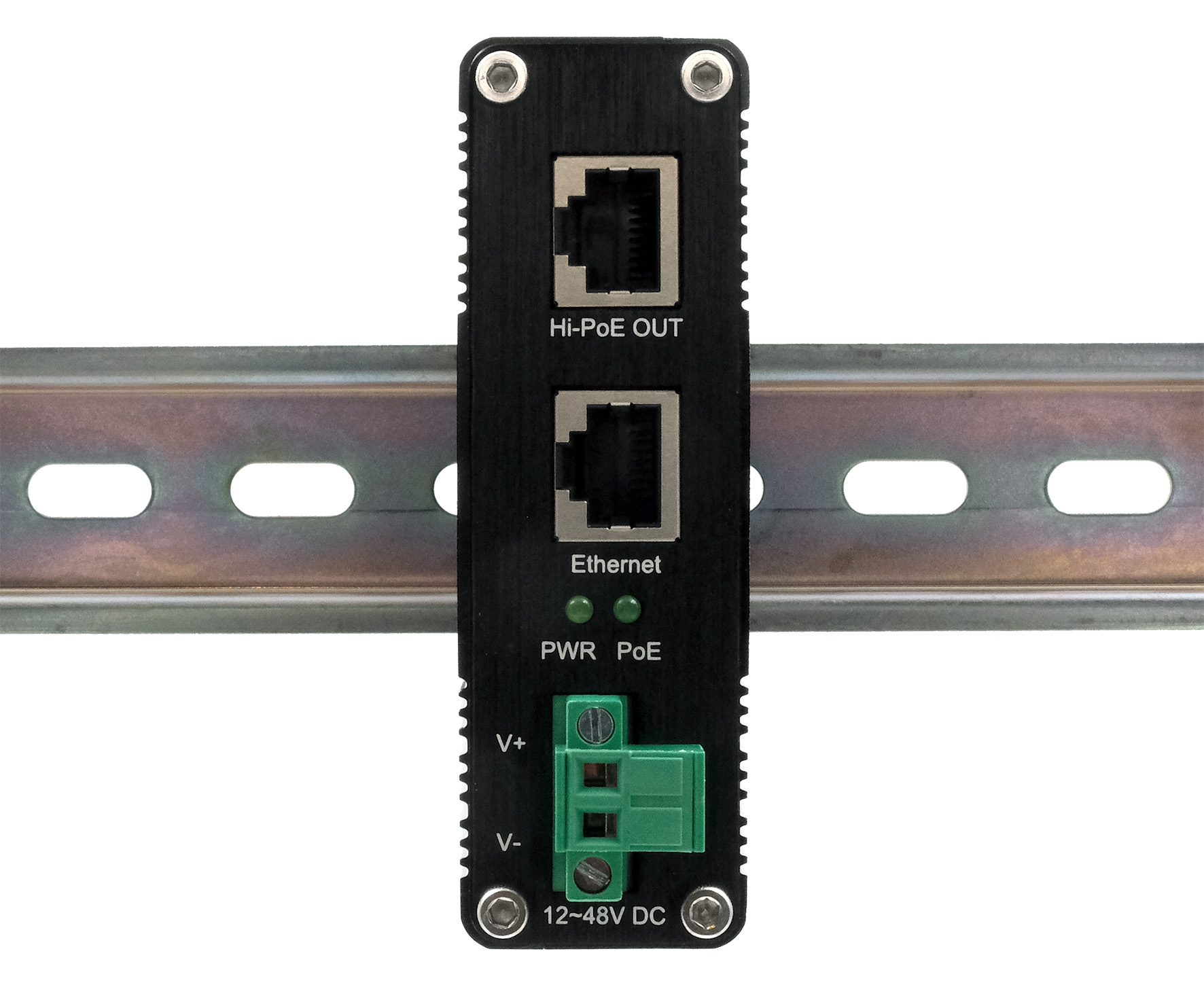 Exsys EX-60310 PoE+ Gigabit Injektor 60W - 1 Gbps, Ansicht 2