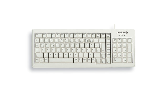 Cherry XS  - Volle Größe (100%) - Kabelgebunden - USB - QWERTZ - Grau