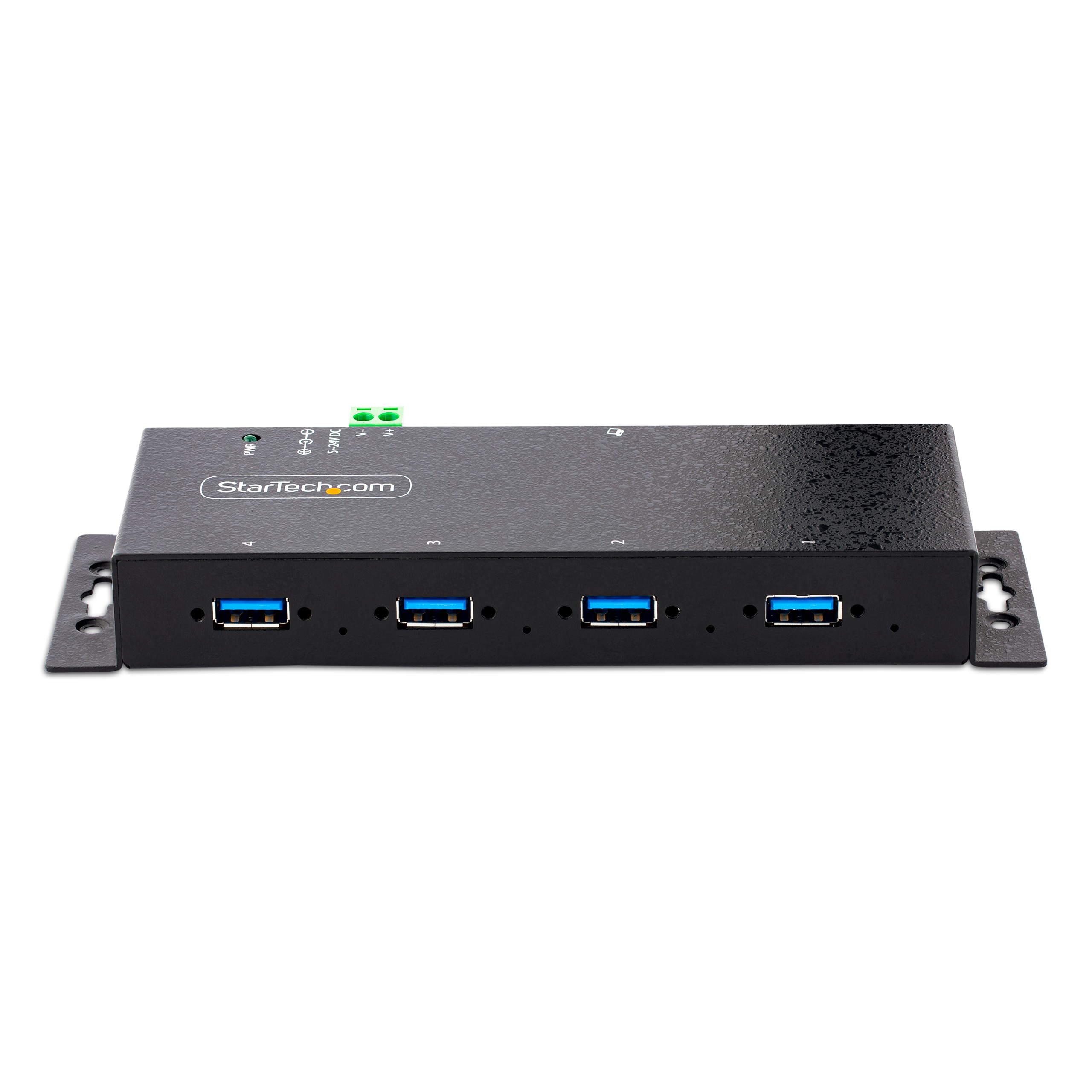 StarTech.com Montierbarer 4 Port Industrieller USB 3.0 SuperSpeed Hub inkl. Netzteil, Ansicht 2