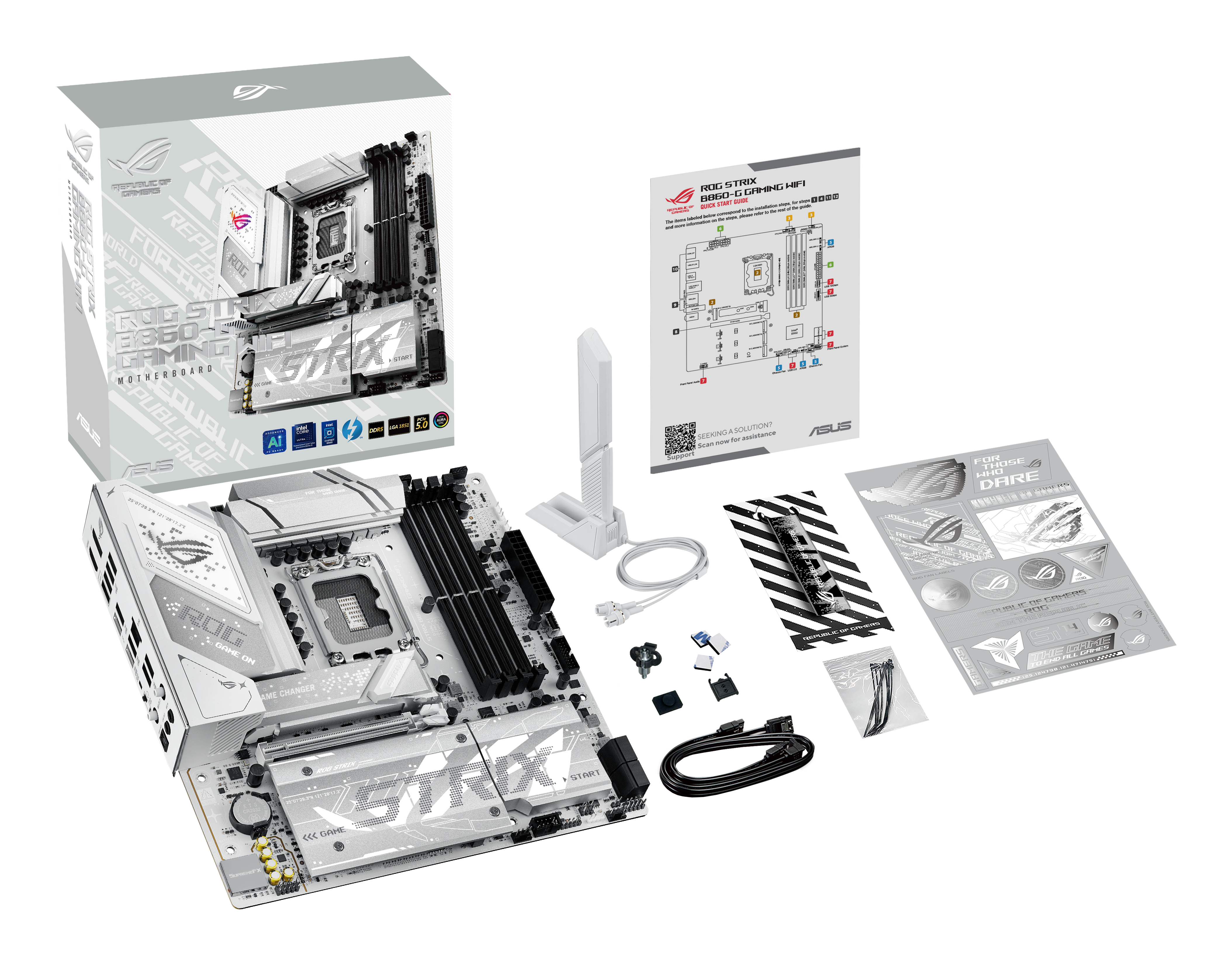 ASUS ROG STRIX B860-G GAMING WIFI - Motherboard - micro ATX - LGA1851-Sockel - B860 - Onboard-Grafik(CPU erforderlich), Ansicht 4