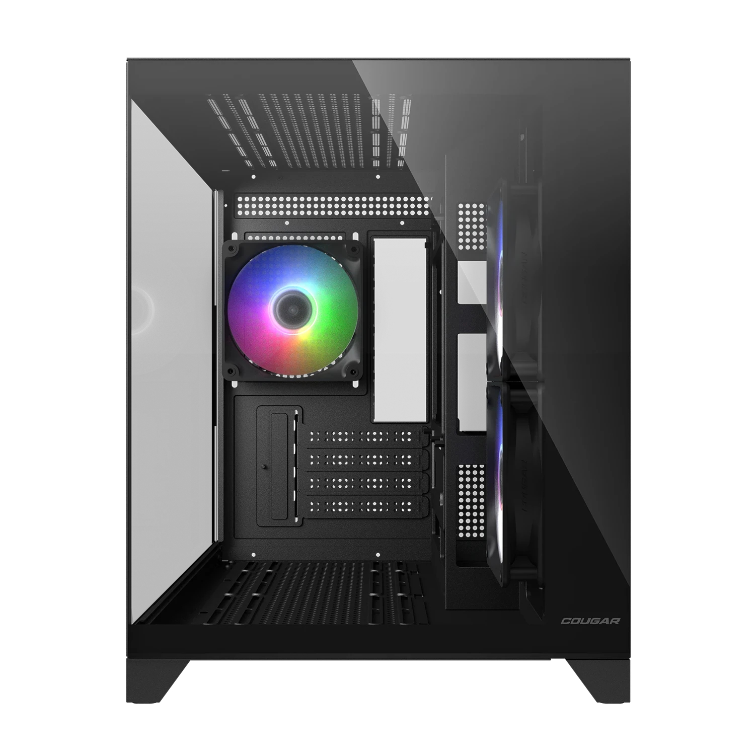 Cougar Gehäuse Mini-Tower FV150 ARGB Schwarz - Midi/Minitower - ATX, Ansicht 3