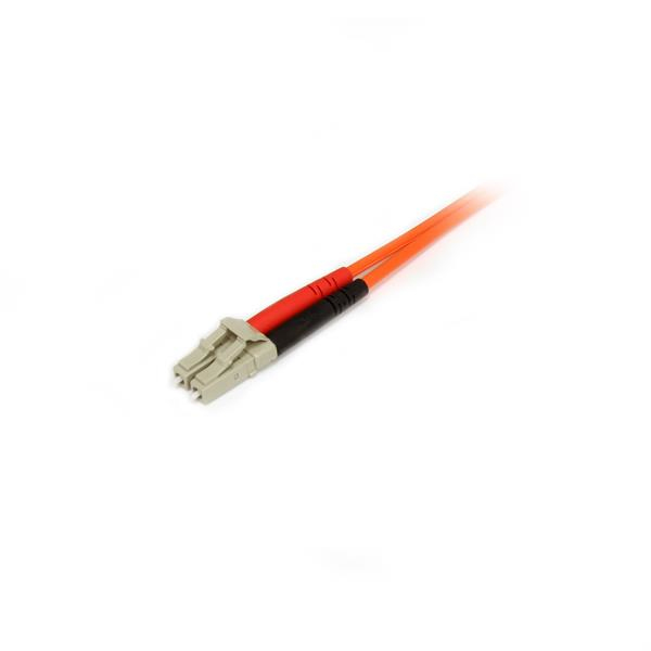 StarTech.com 1m Fiber Optic Cable - Multimode Duplex 50/125 - LSZH - LC/SC - OM2 - LC to SC Fiber Patch Cable, Ansicht 4