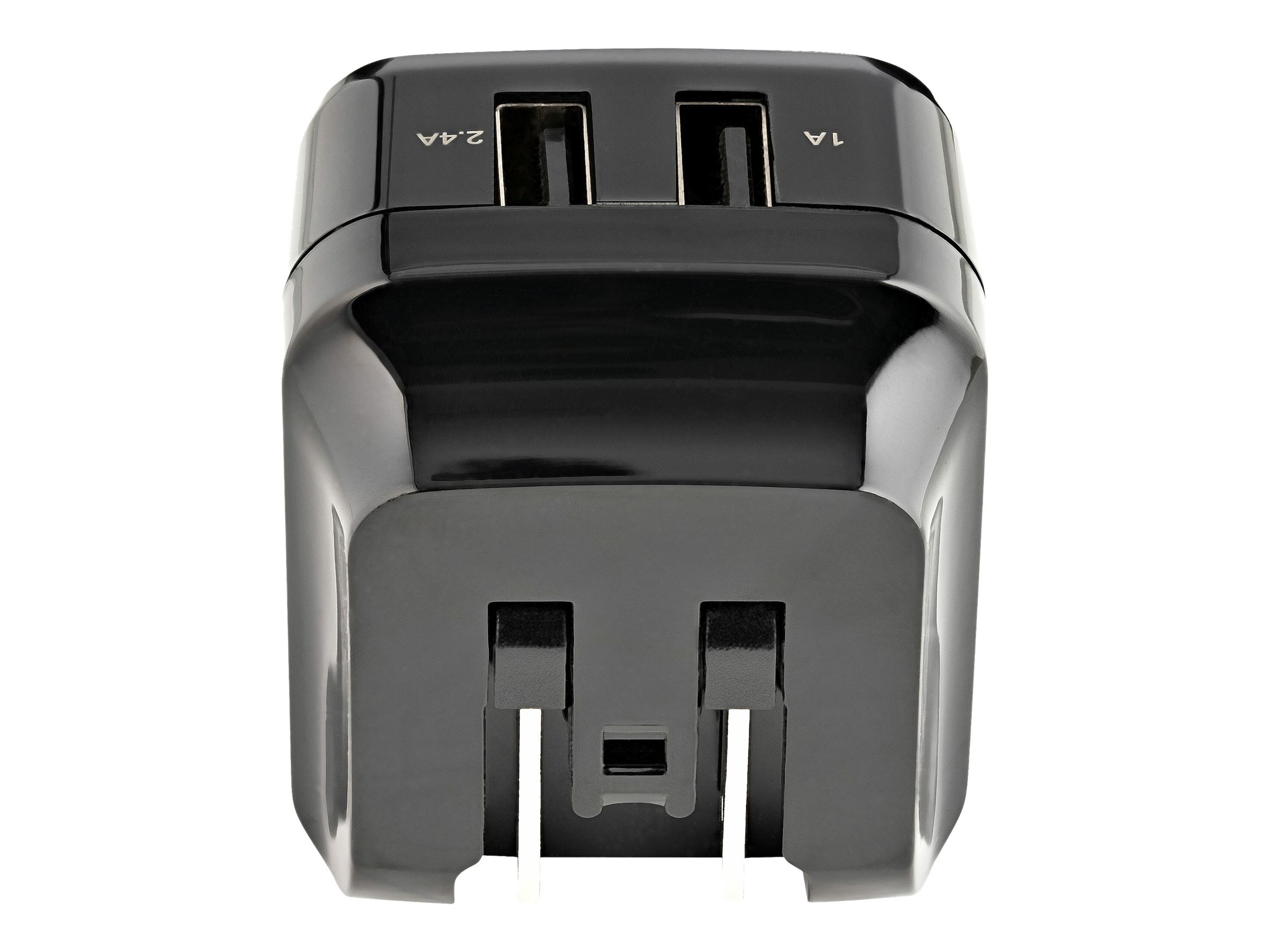 StarTech.com 2 Port USB Ladegerät / Netzteil - 2-fach Ladestecker 17 Watt / 3.4 Amp - Dual Reiseladegerät 110 / 220V - Weiß - Netzteil - 17 Watt - 3.4 A - 2 Ausgabeanschlussstellen (USB)
