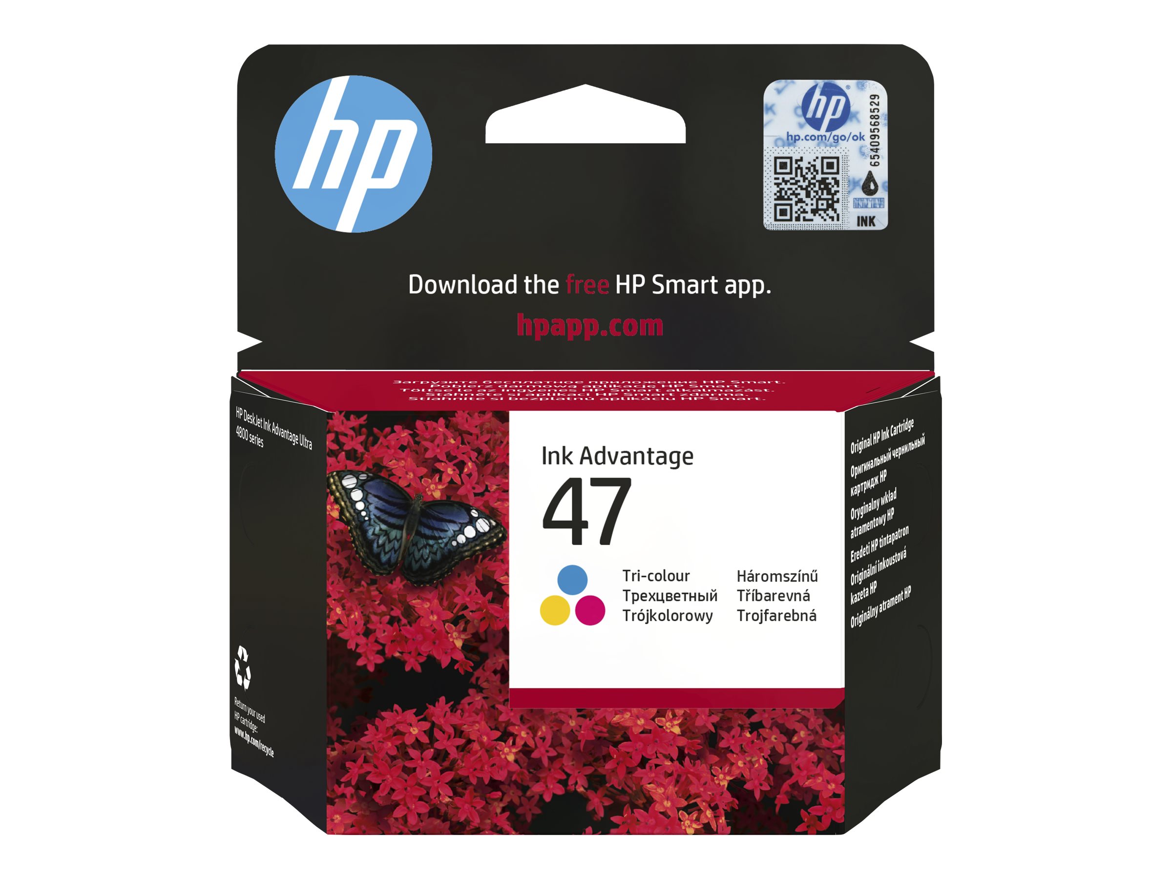Hewlett Packard (HP) HP 47 - 14 ml - Farbe (Cyan, Magenta, Ge