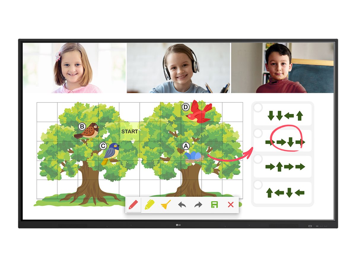 LG 65TR3DJ - 164 cm (65) Diagonalklasse TR3DJ Series LCD-Display mit LED-Hintergrundbeleuchtung - interaktiv - mit Touchscreen (Multi-Touch)