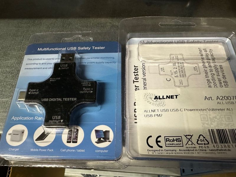 ALLNET USB USB-C Powermeter/Voltmeter ALL-USB-PM2 - Kabel-/Adapterset - Digital/Daten, Ansicht 2