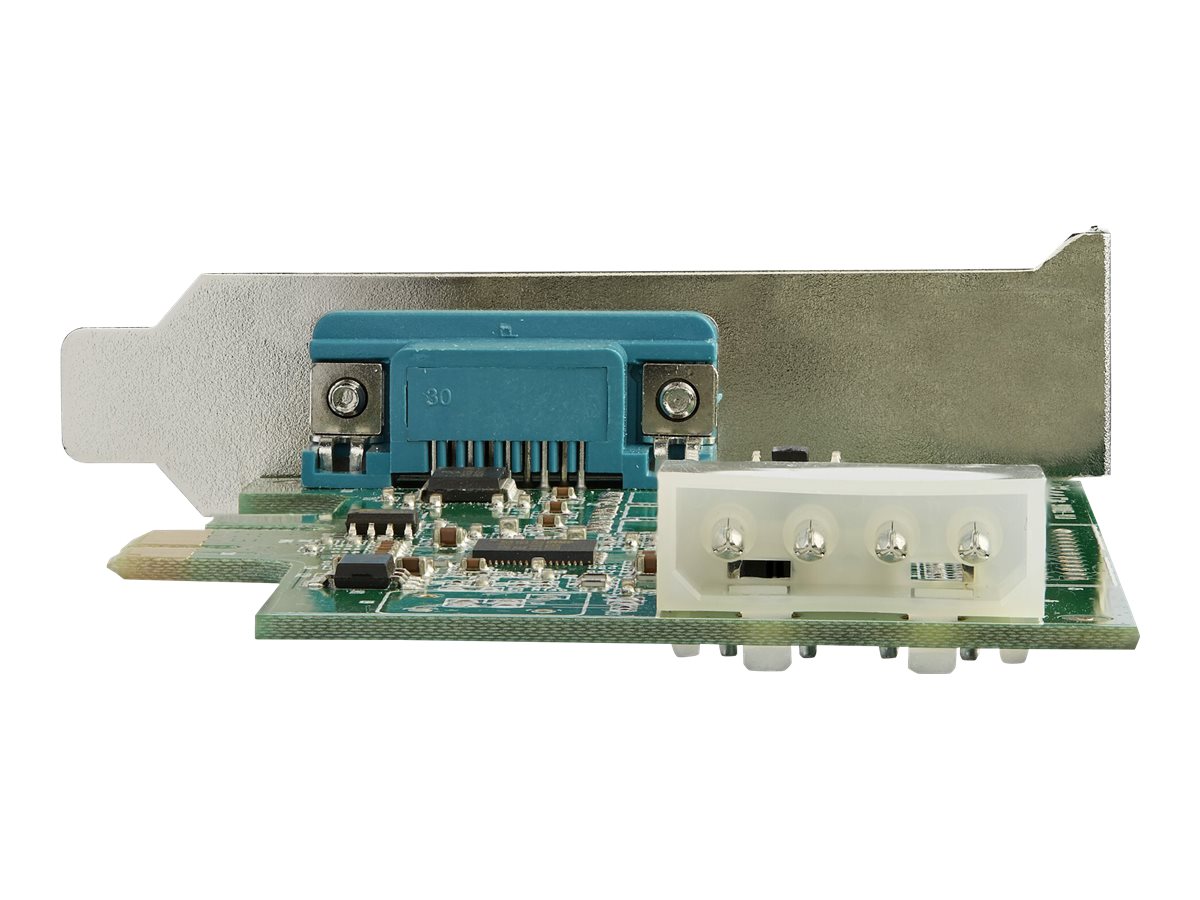 StarTech.com 1 Port Serielle PCI Express RS232 Adapter Karte - Serielle PCIe RS232 Kontroller Karte - PCIe zu Seriell DB9 - 16950 UART - Niedrigprofil-Erweiterungskarte - Windows & Linux (PEX1S953LP)