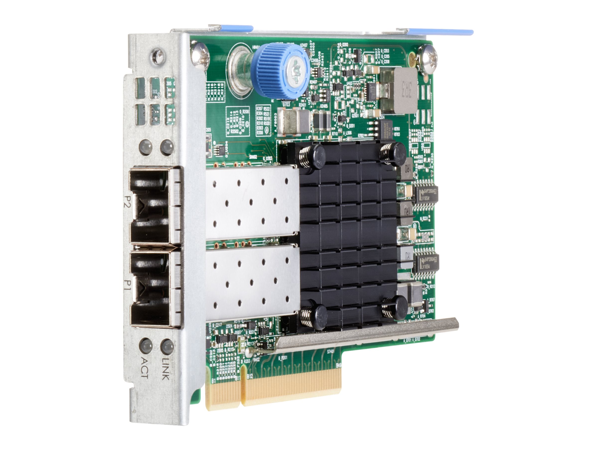 HPE 573SFP+ - Netzwerkadapter - PCIe 3.0 x8 - 10 Gigabit SFP+ x 2 - für ProLiant DL380 Gen10