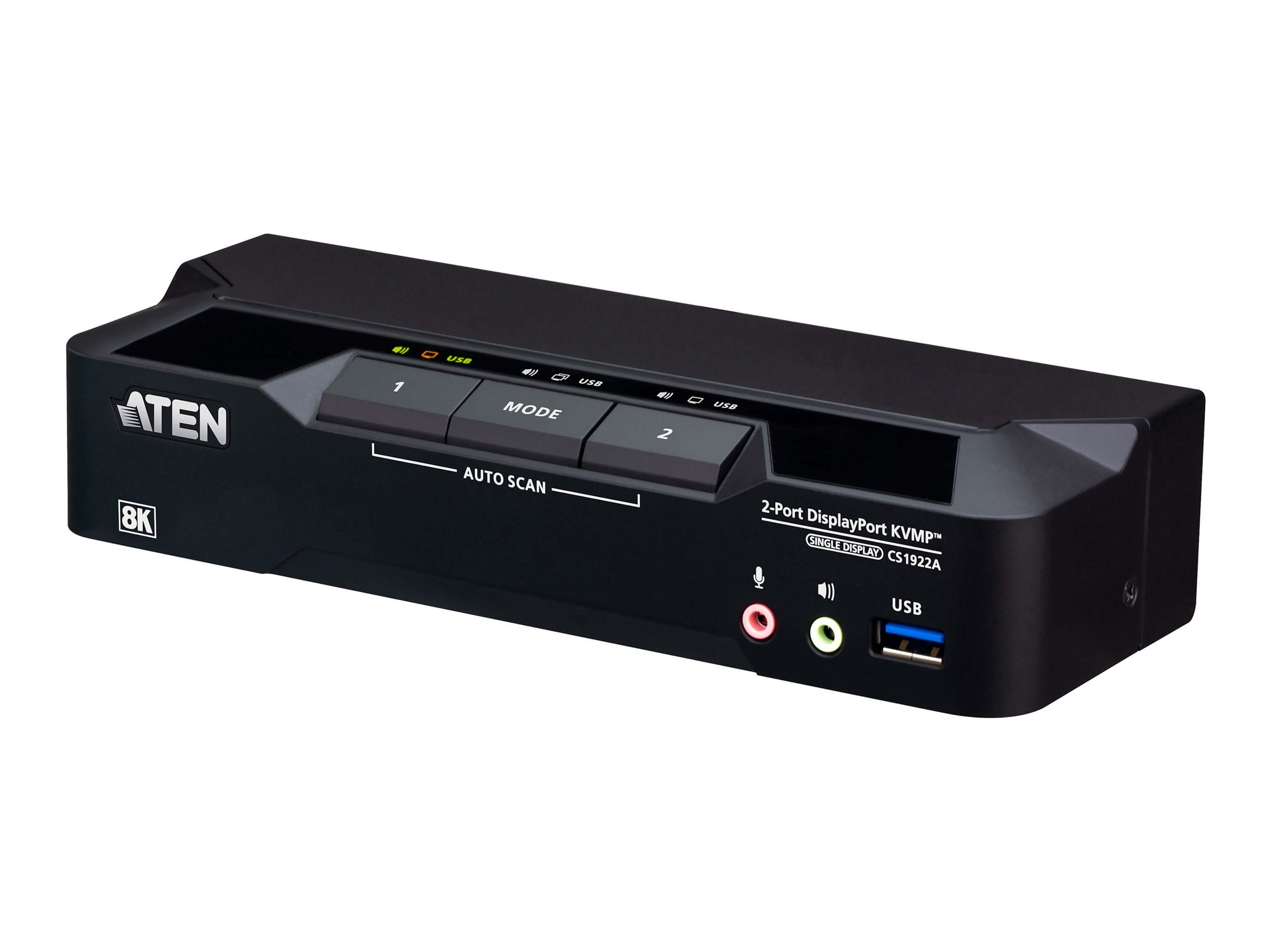 ATEN CS1922A - KVM-/Audio-/USB-Switch - 2 x KVM/Audio/USB