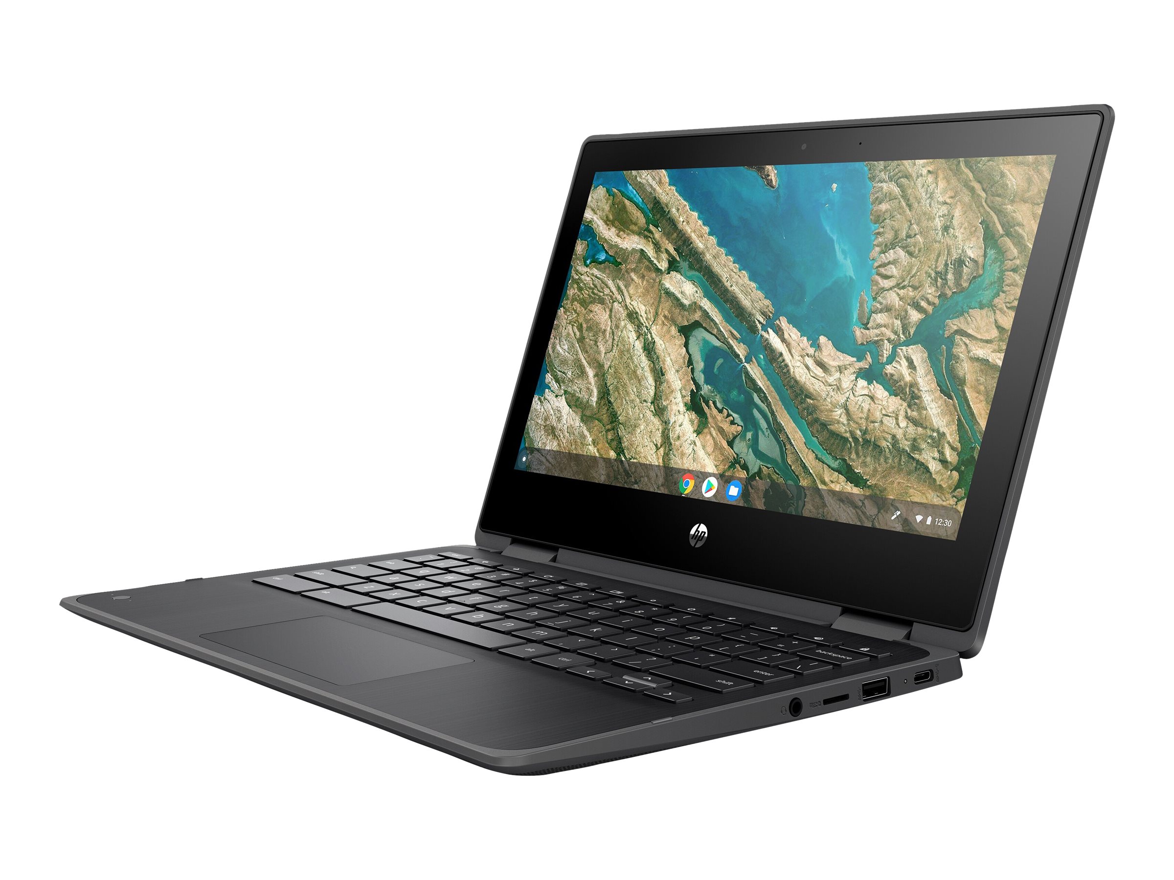 HP Chromebook x360 11 G3 Education Edition - Flip-Design - Intel Celeron N4120 / 1.1 GHz - Chrome OS - UHD Graphics 600 - 8 GB RAM - 64 GB eMMC - 29.46 cm (11.6")