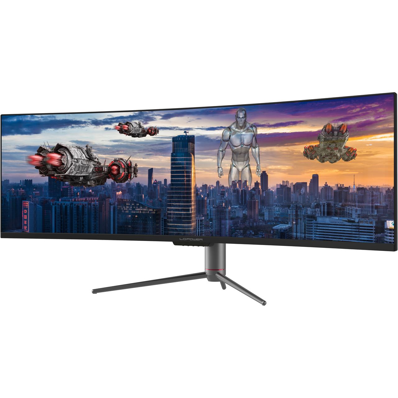 LC-Power LC-M49-DQHD-120-C-Q 49" 5120 x 1440 UltraWide Quad HD QLED Anthracite Black