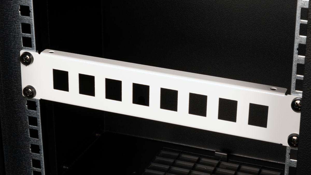 Equip Patchpanel 10 mit Keystone Montage 1U grau - Patch-Panel, Ansicht 4