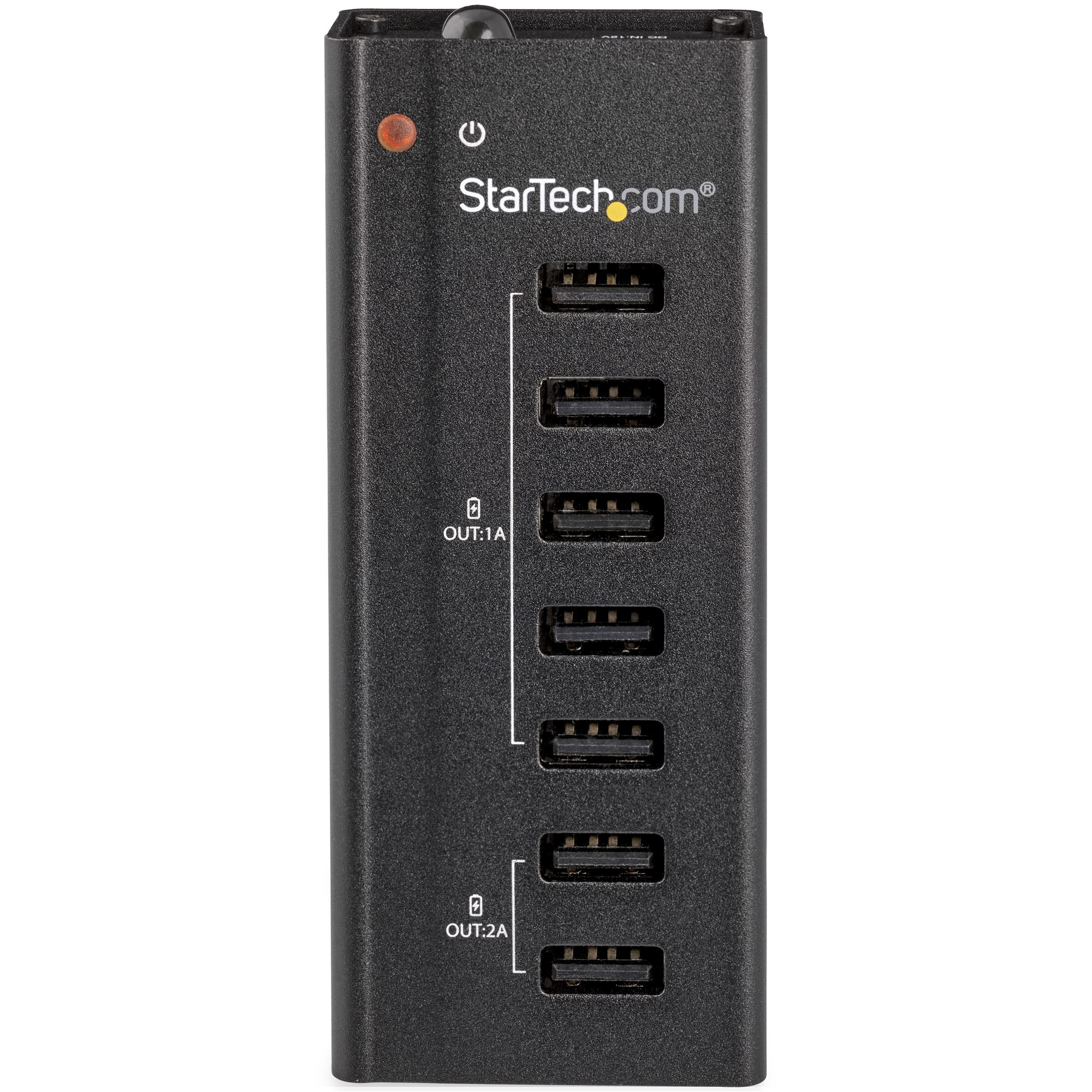 StarTech.com ST7C51224EU USB Ladestation (7 Ports, 5x 1A Ports & 2x 2A Ports, Standalone, Ansicht 4