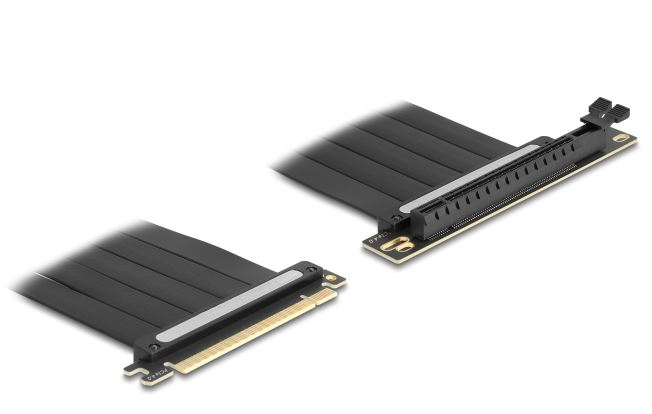 Delock Riser Karte PCI Express 4.0 x16 Stecker zu Slot 90° gewinkelt mit Kabel 30 cm, Ansicht 2