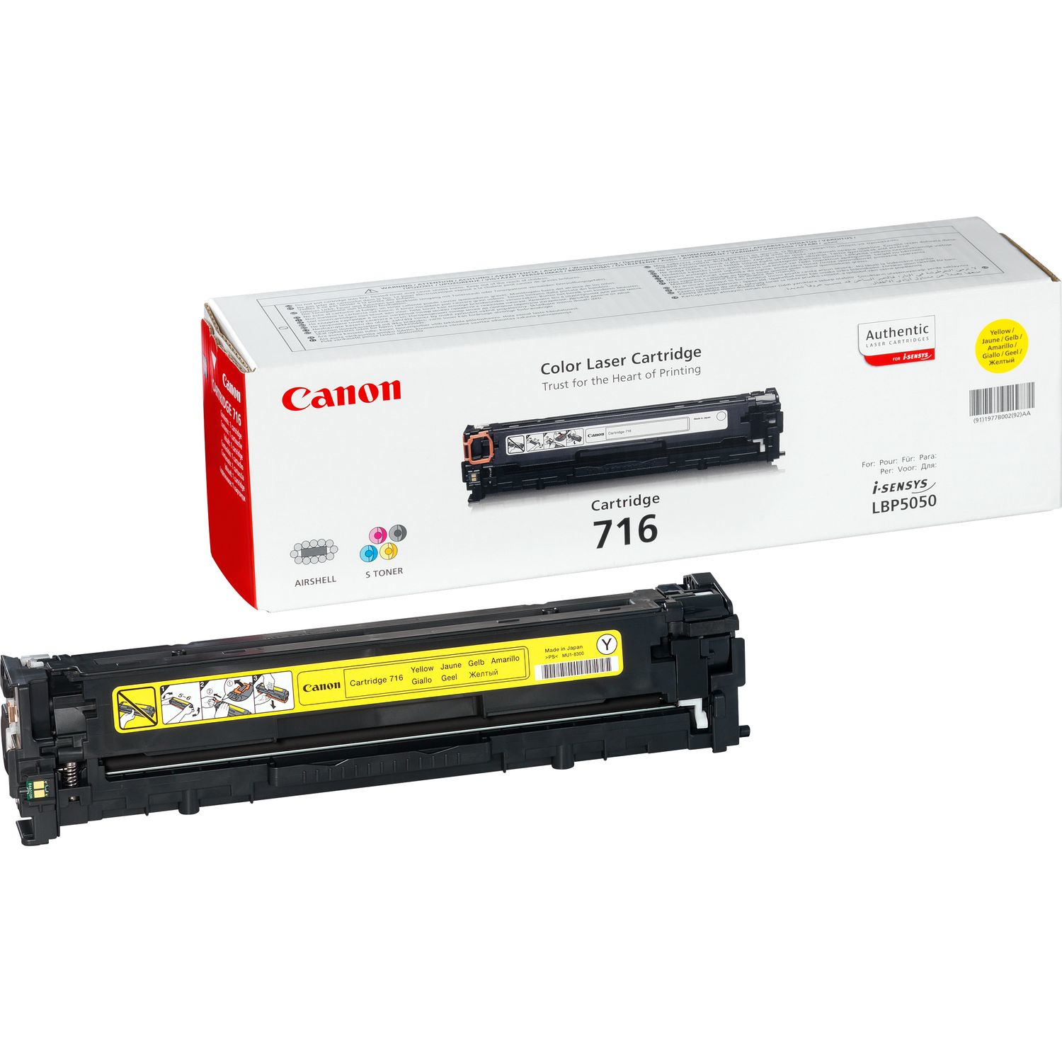 Canon 716 Y, 1500 Seiten, Gelb, 1 Stück(e)