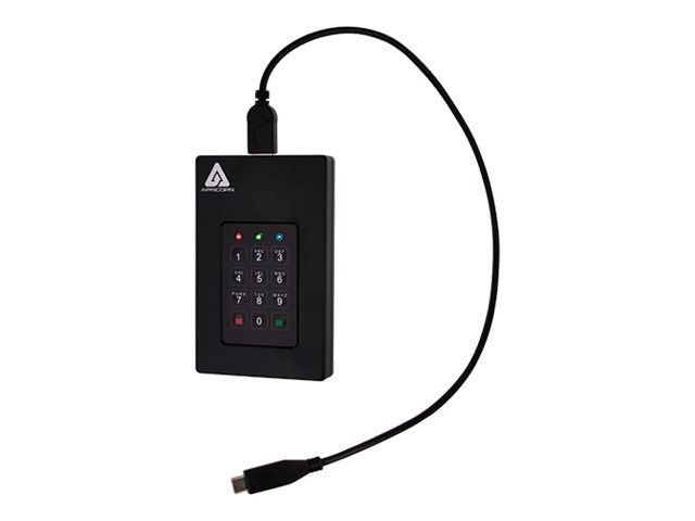 Apricorn Aegis Fortress L3 - Festplatte - verschlüsselt - 2 TB - extern (tragbar), Ansicht 3